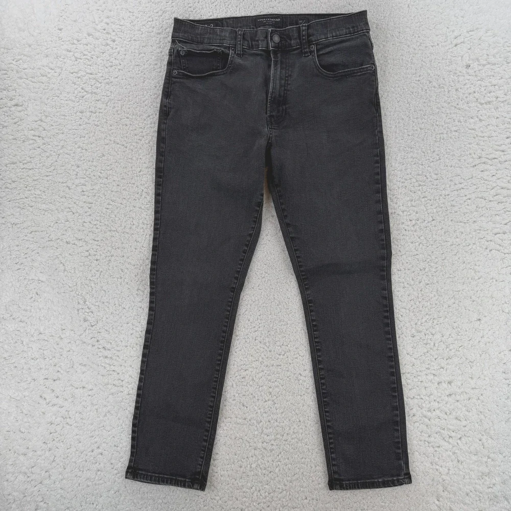 Lucky Brand 412 Athletic Slim Jeans Mens 32x30 Gray Stretch Denim Pants